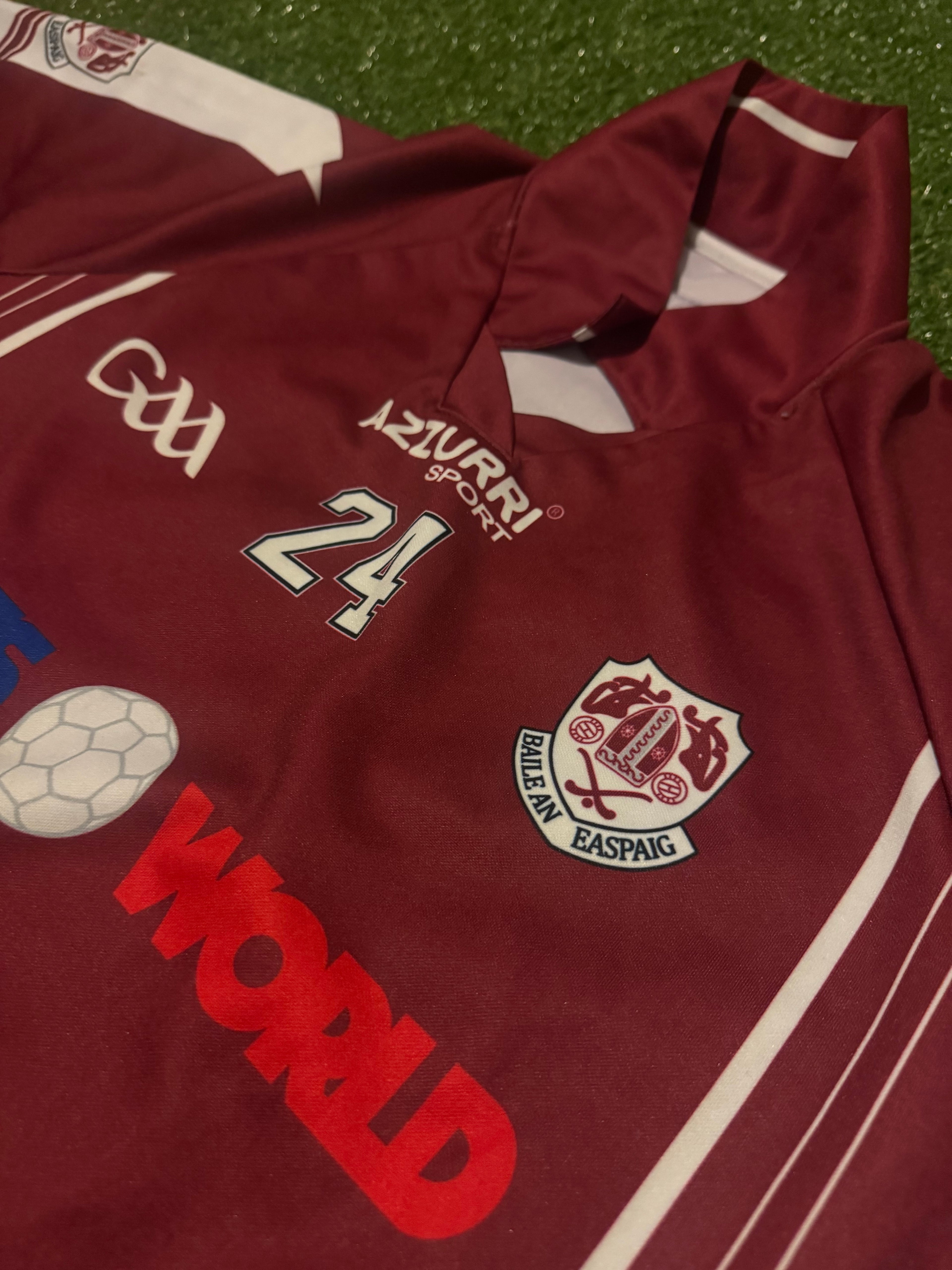 Vintage Bishopstown GAA Jersey - Size Large - Azzurri