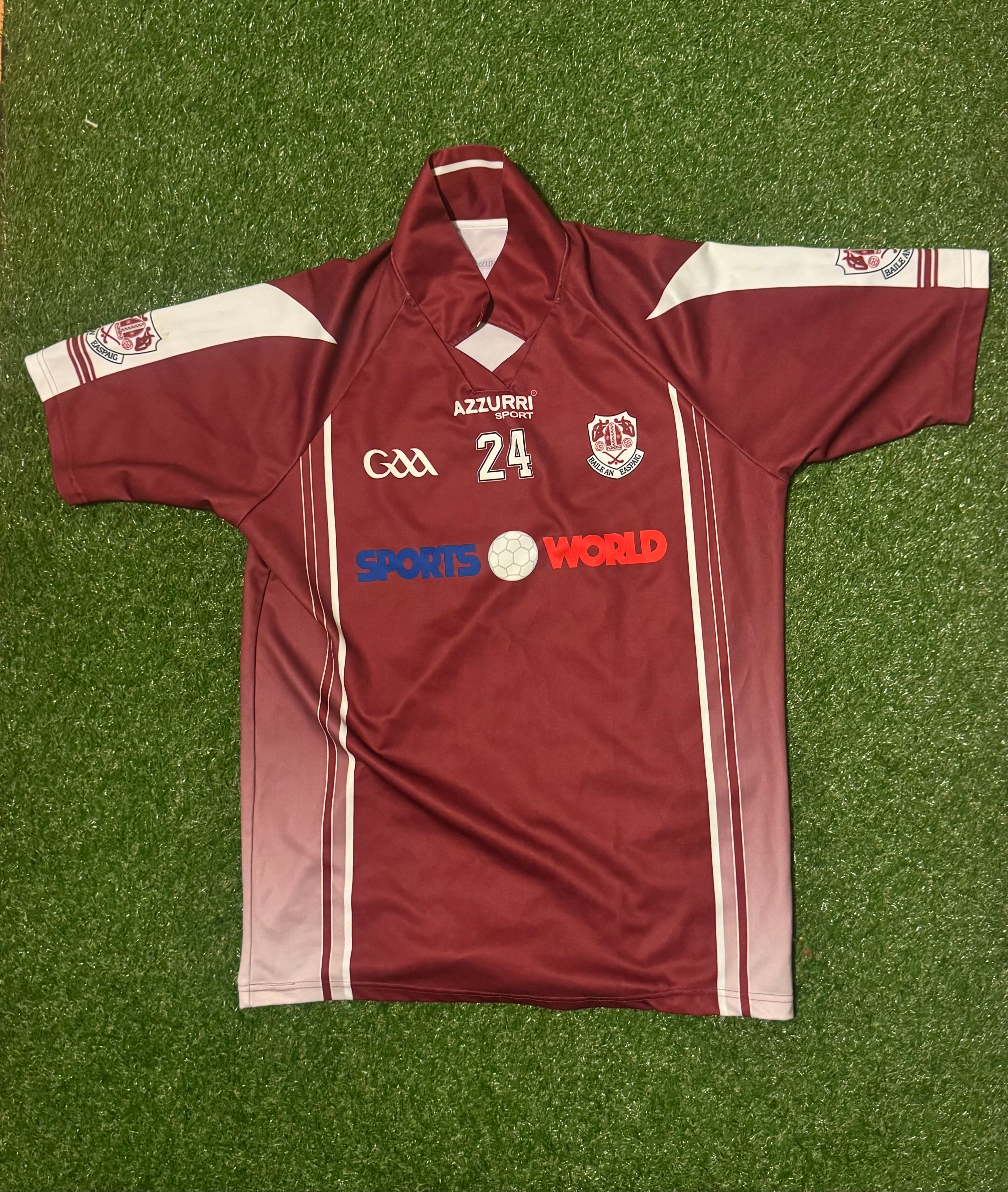 Vintage Bishopstown GAA Jersey - Size Large - Azzurri