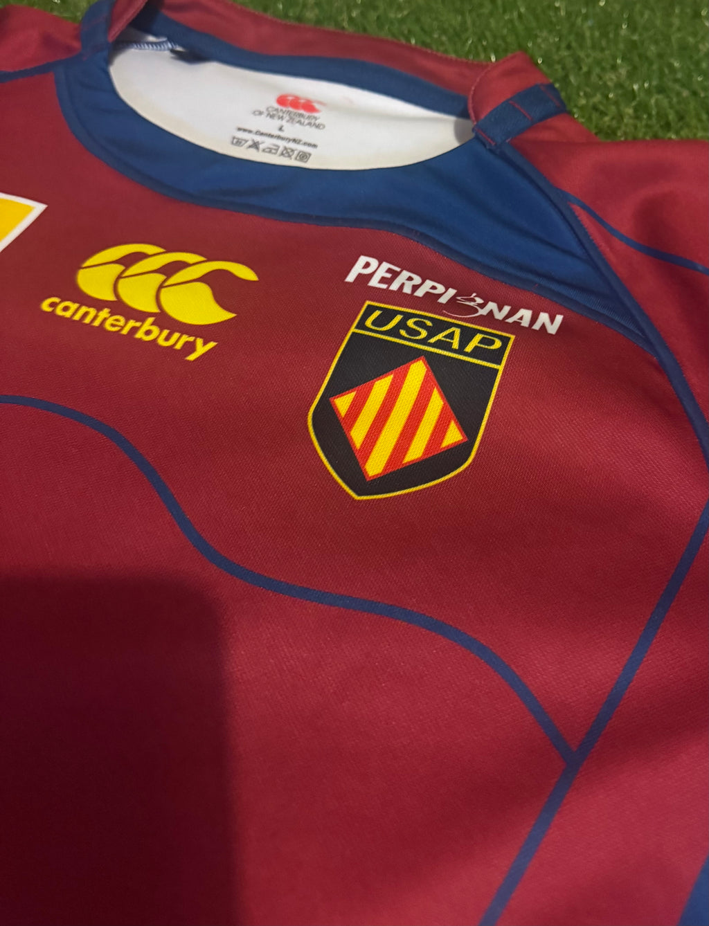2009 Rare Perpignan Rugby Jersey - Canterbury Size L