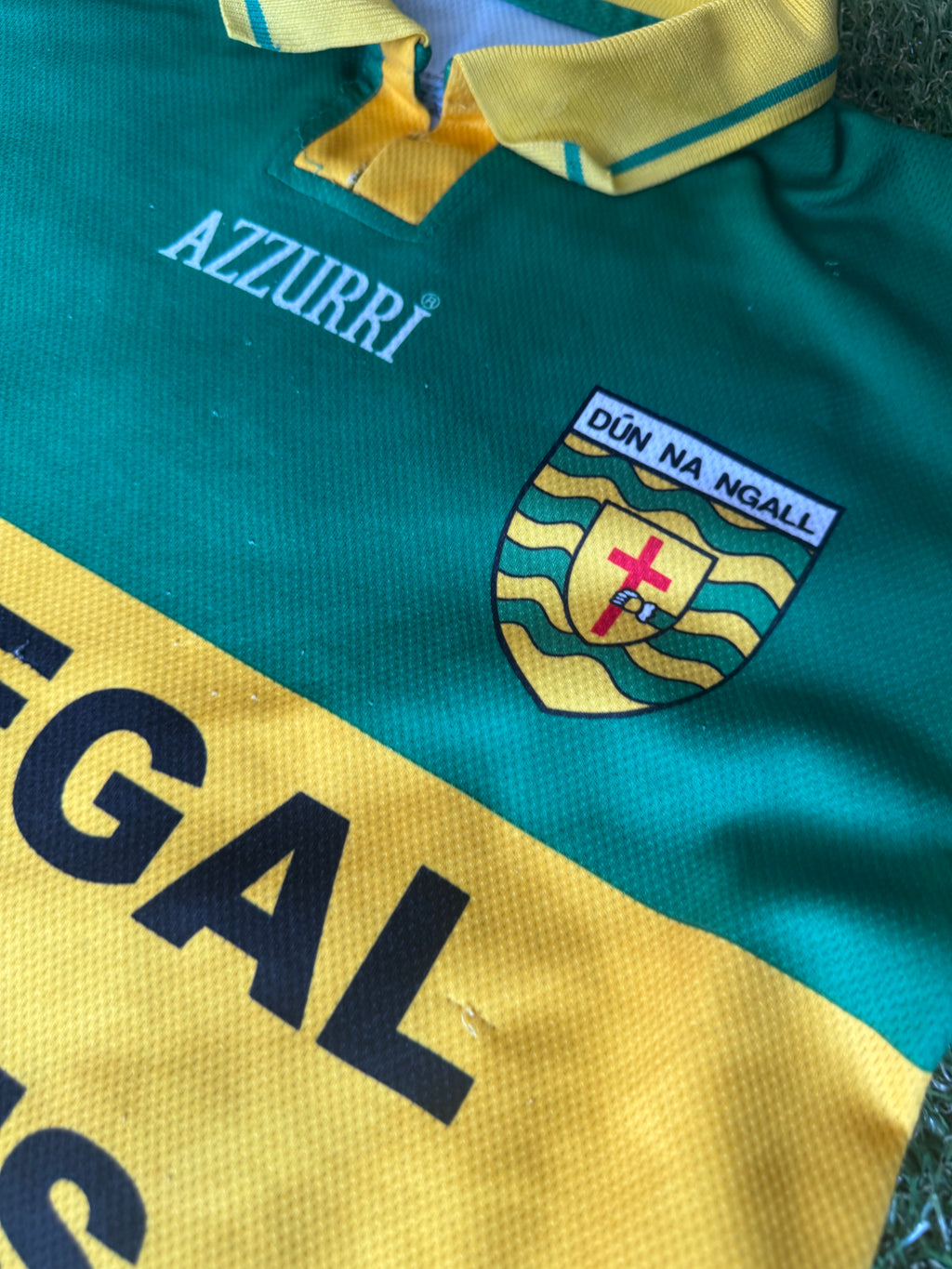 Donegal GAA Jersey - Azzurri - Age 7/8 - Vintage