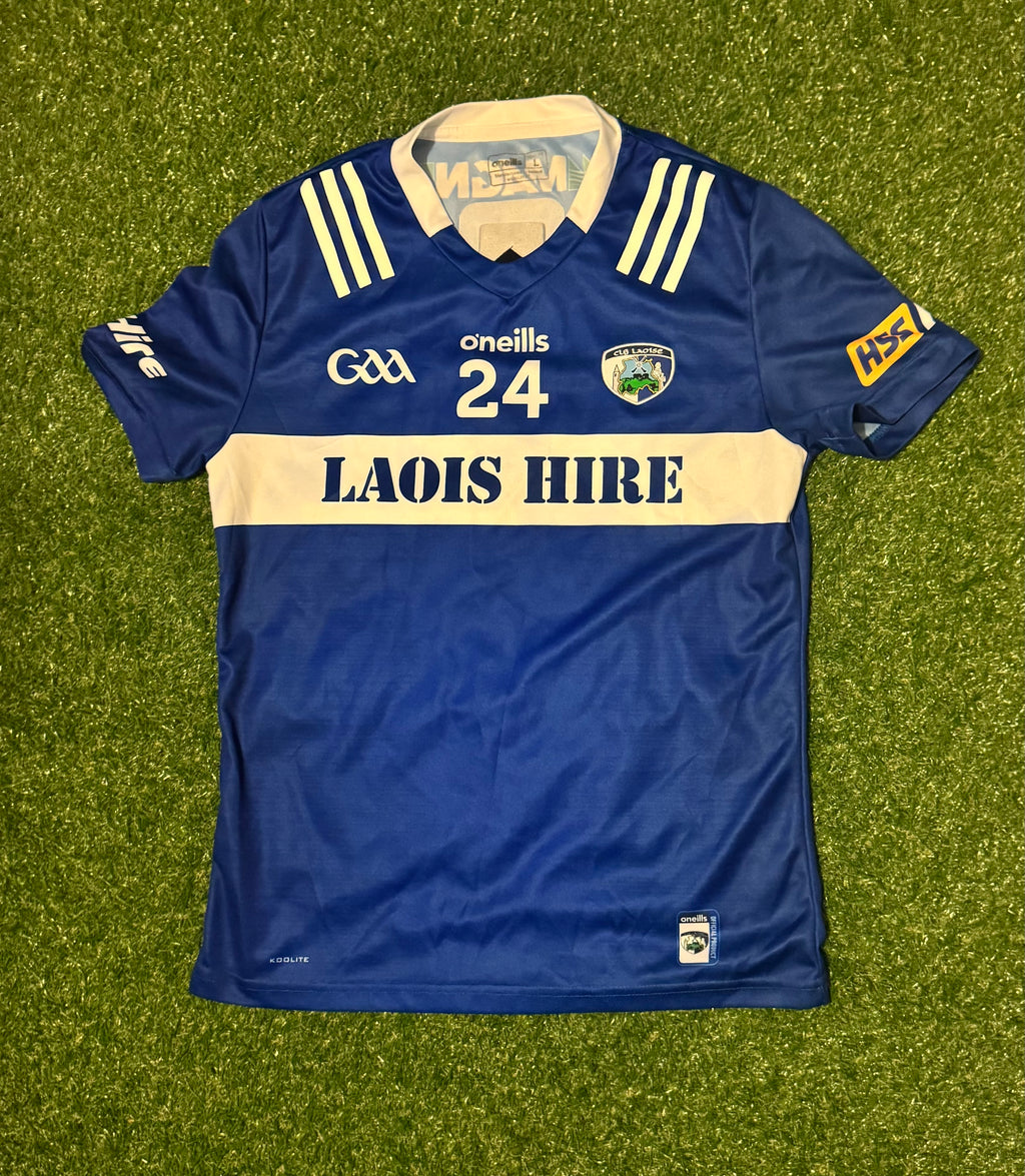 Laois GAA Matchworn GPS Jersey - O’Neills Size Large Tight Fit