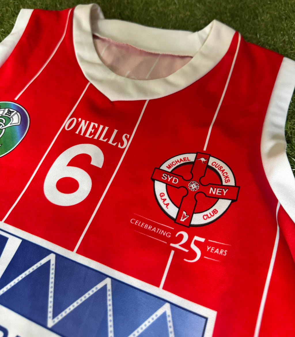 Michael Cusack’s Women Size 10 Camogie / GAA Sleeveless Jersey