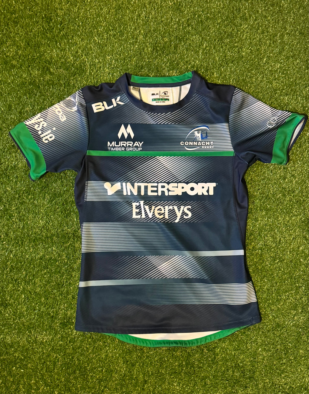 Connacht Rugby Away Jersey | Size L | Authentic Player Version with GPS Pouch