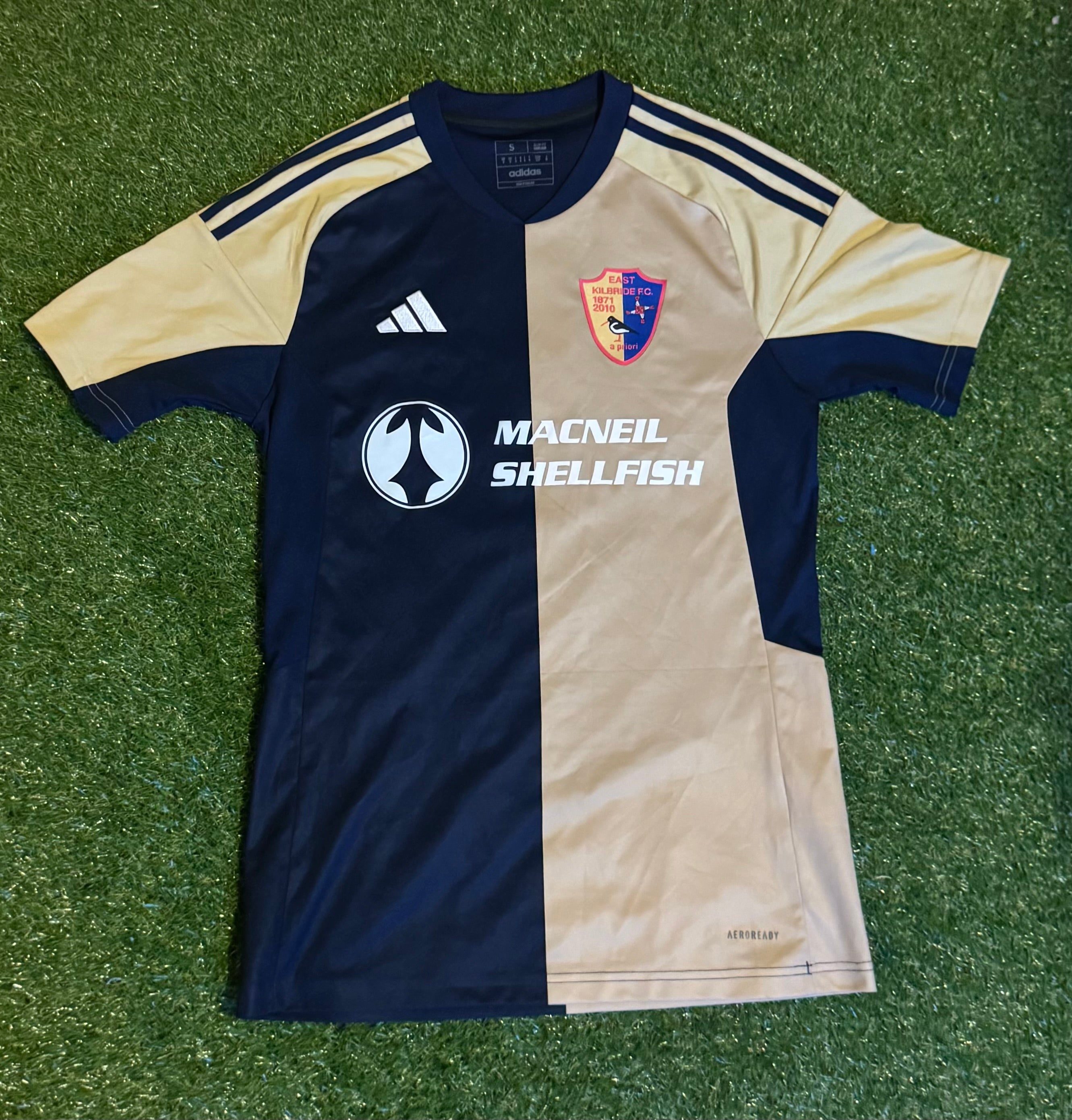 East Kilbride (Scotland League Two Club) Adidas Jersey - Size Small - No. 10