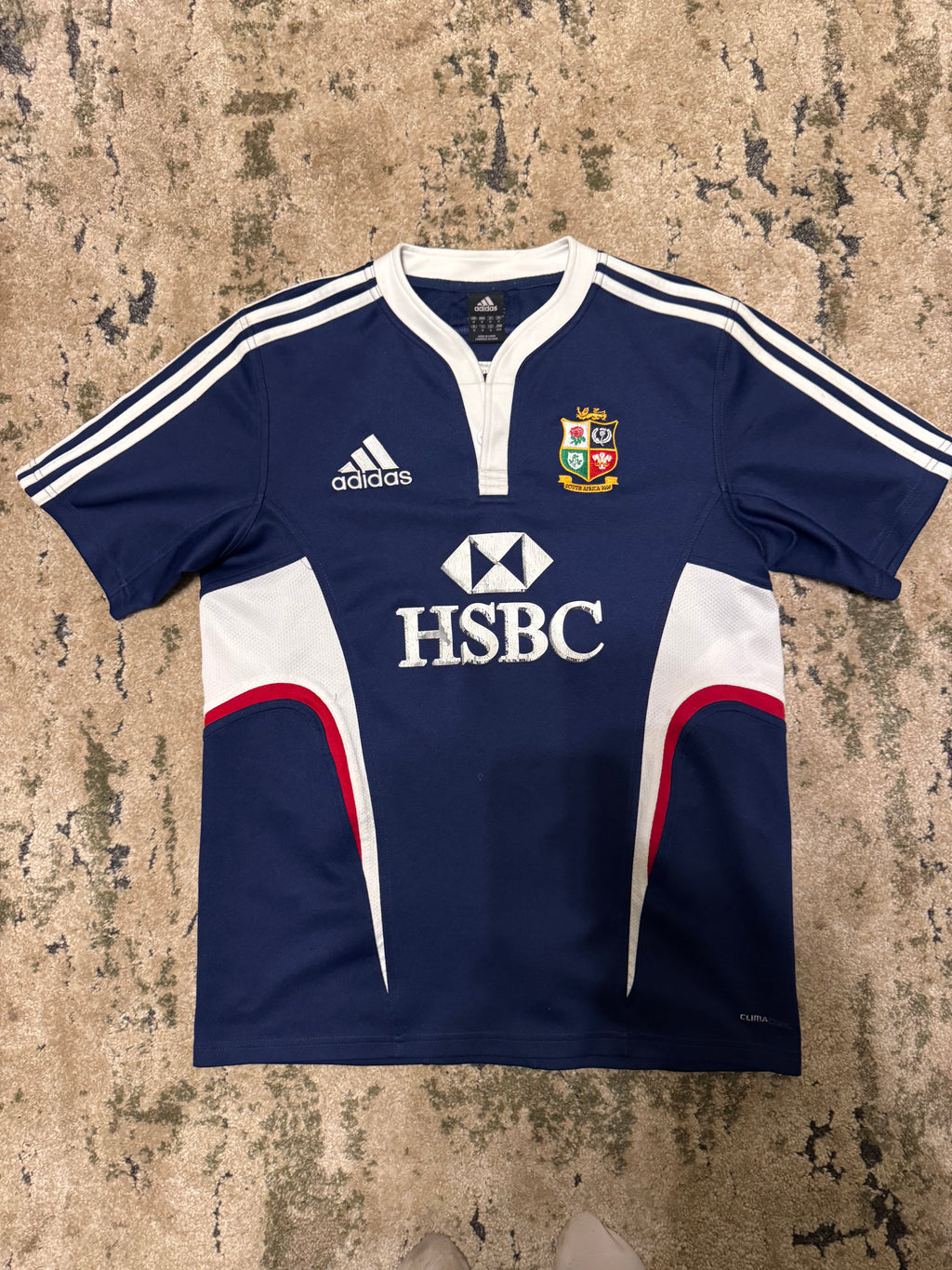 Lions Rugby Navy Jersey | 2008 SA Tour - Size M