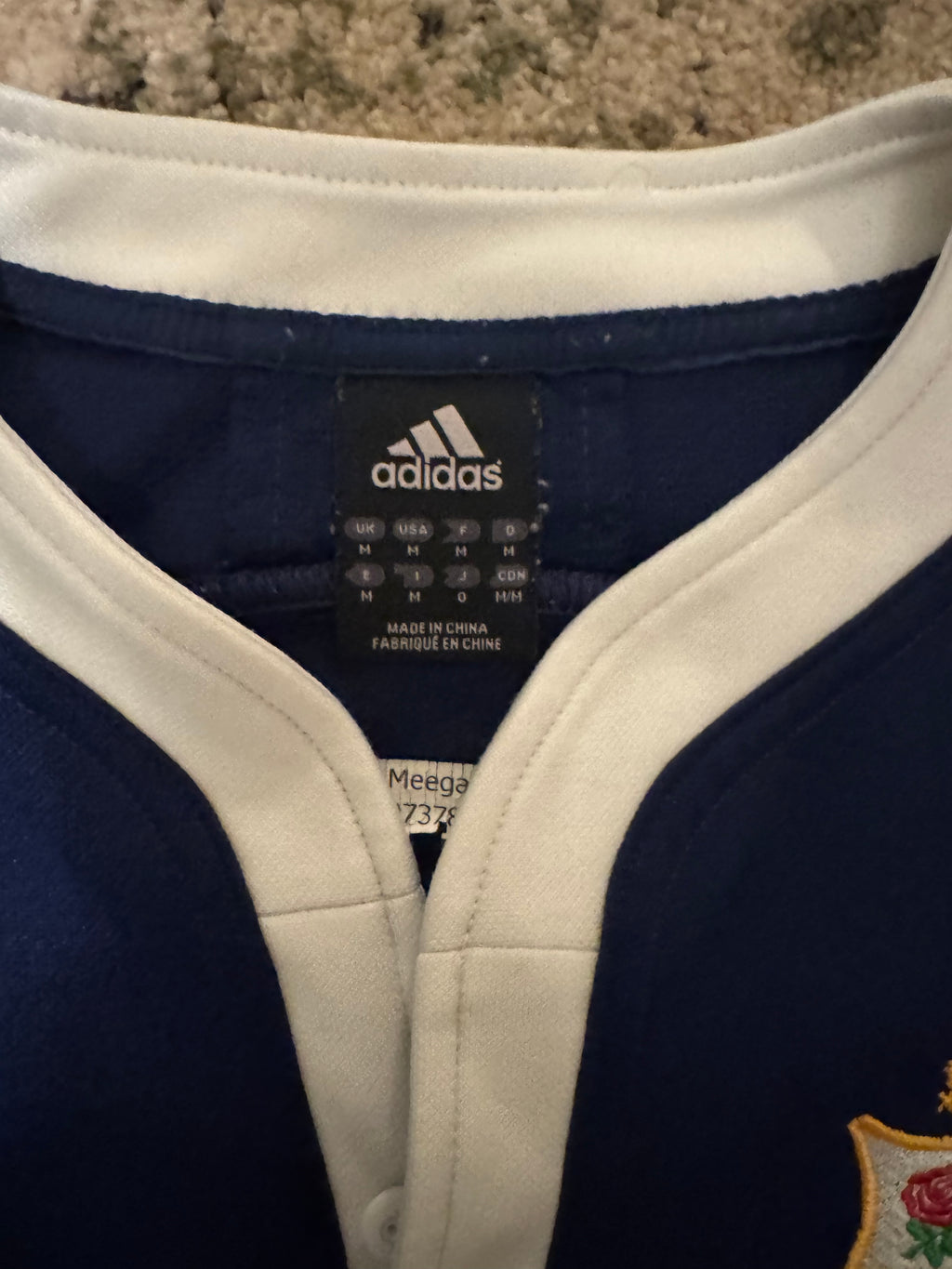 Lions Rugby Navy Jersey | 2008 SA Tour - Size M