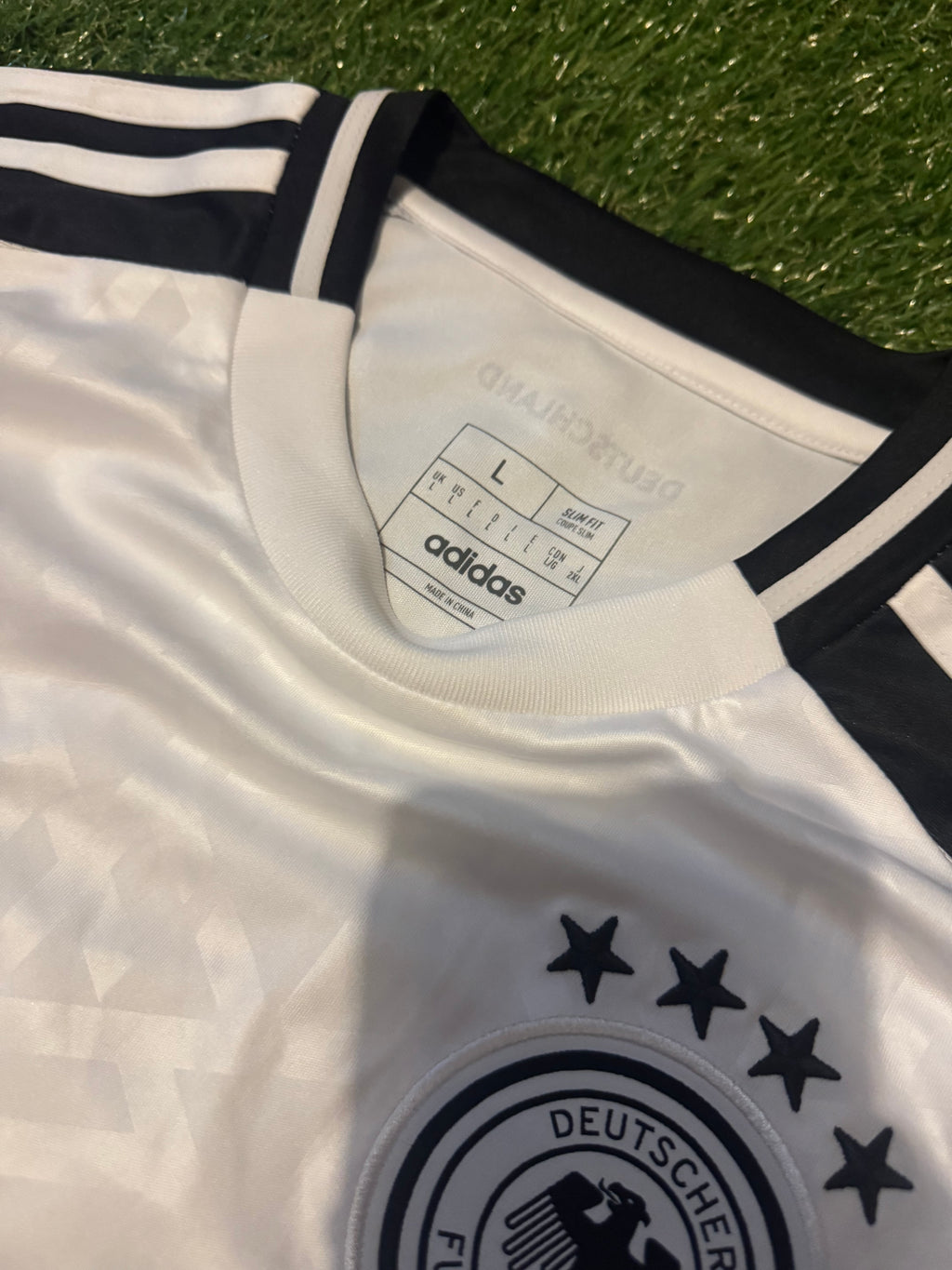 Germany 2025 Authentic Home Shirt - Size L Slim Fit - Adidas