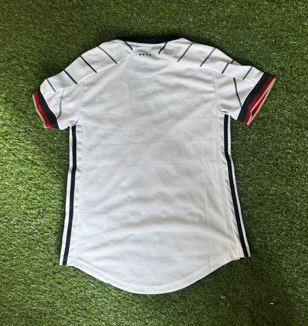 Germany Adult Women Fit Size Small (8-10) Adidas Football Jersey