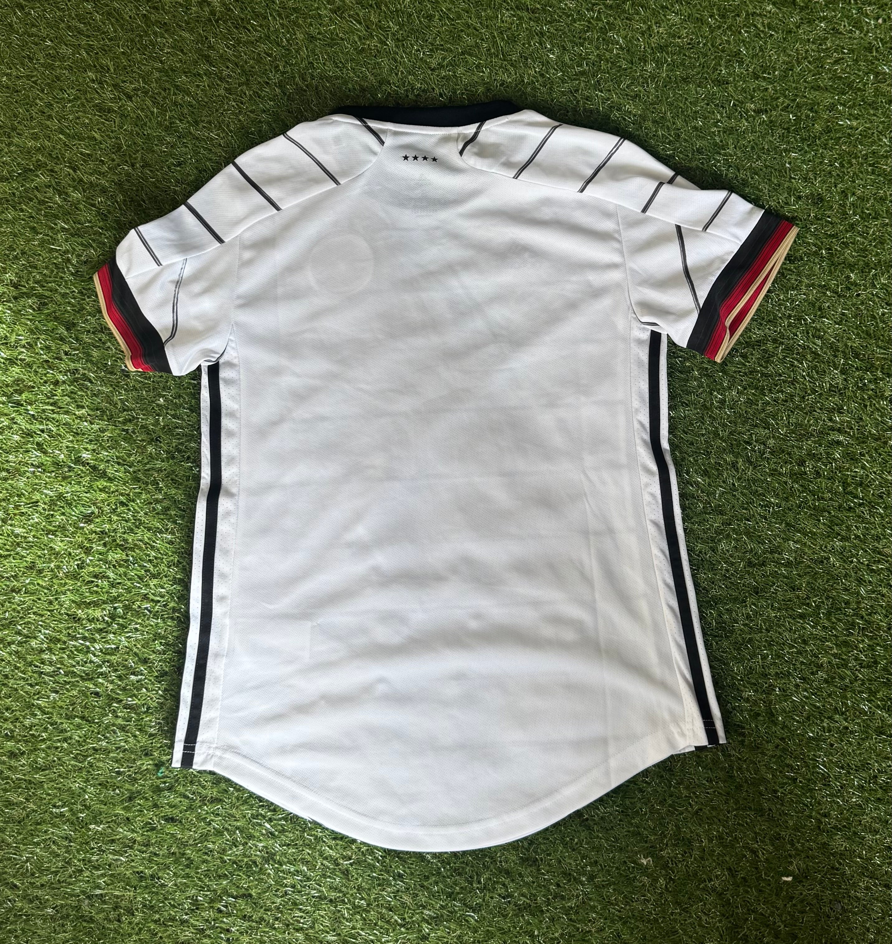 Germany Adult Women Fit Size Small (8-10) Adidas Football Jersey