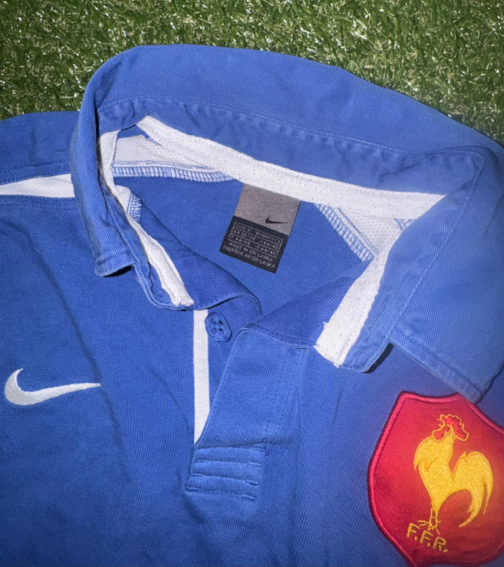 Vintage France Rugby Jersey / Maillot / Shirt - Nike 2003 L/S - Size Small