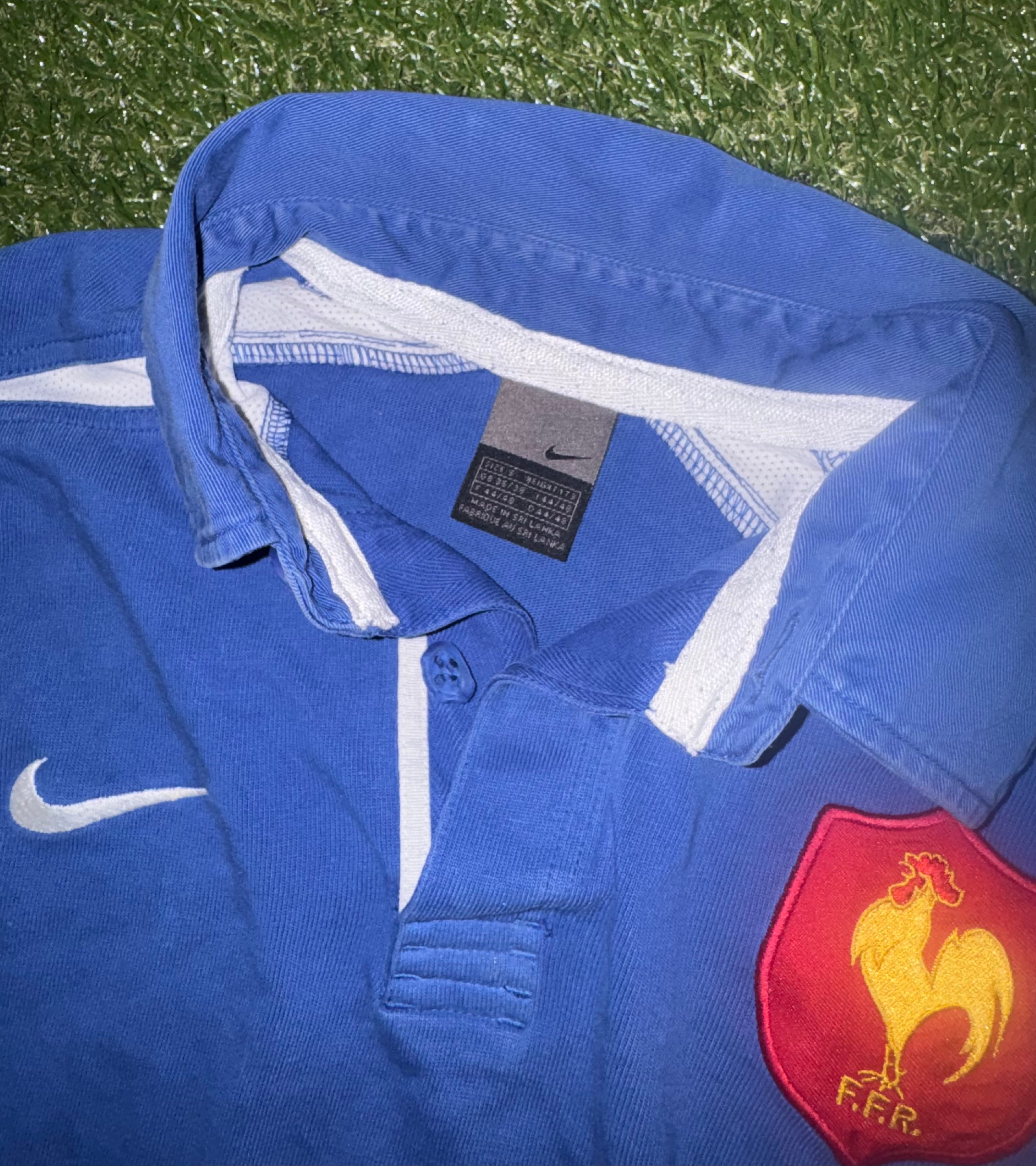 Vintage France Rugby Jersey / Maillot / Shirt - Nike 2003 L/S - Size Small