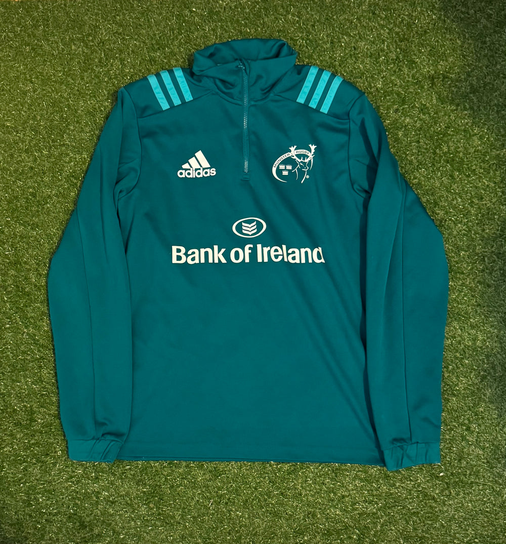 Munster Rugby Adidas Half Zip - Size M