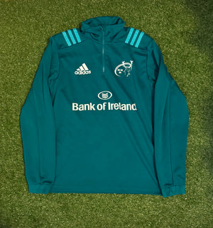 Munster Rugby Adidas Half Zip - Size M
