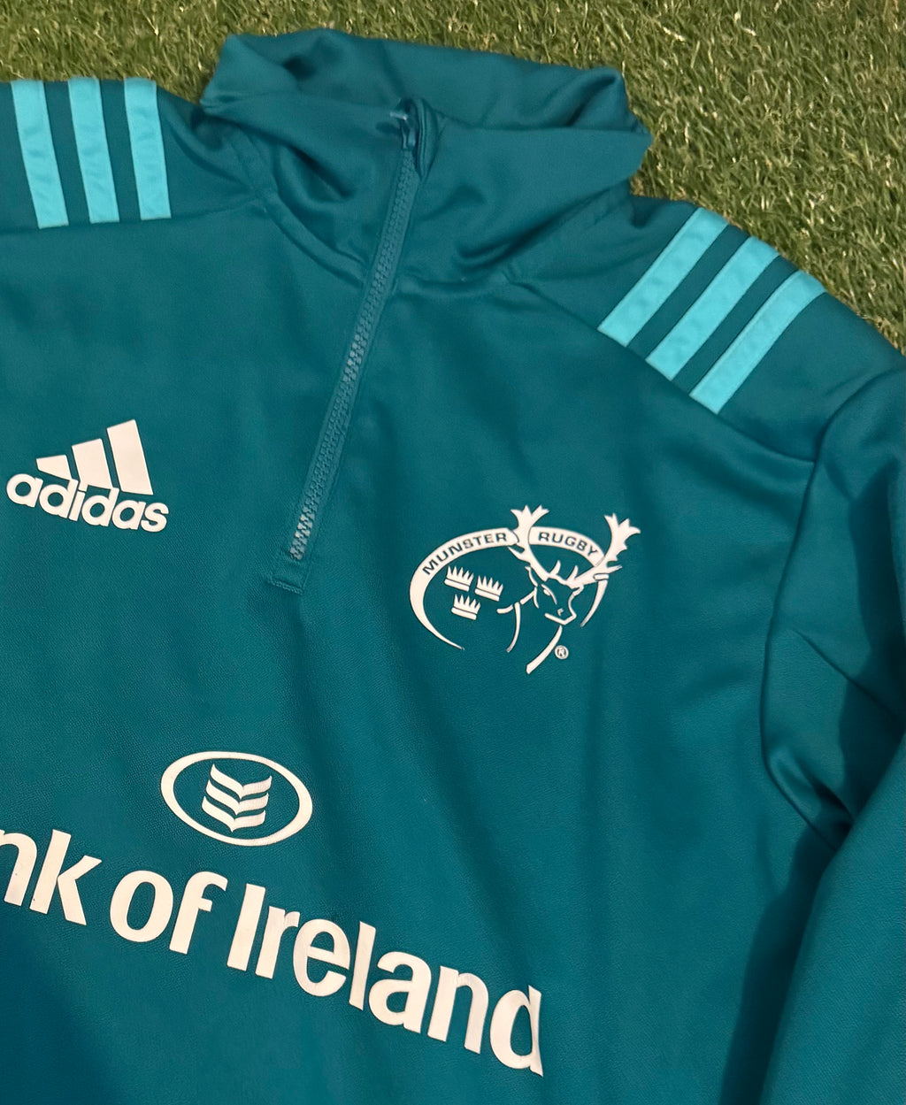 Munster Rugby Adidas Half Zip - Size M