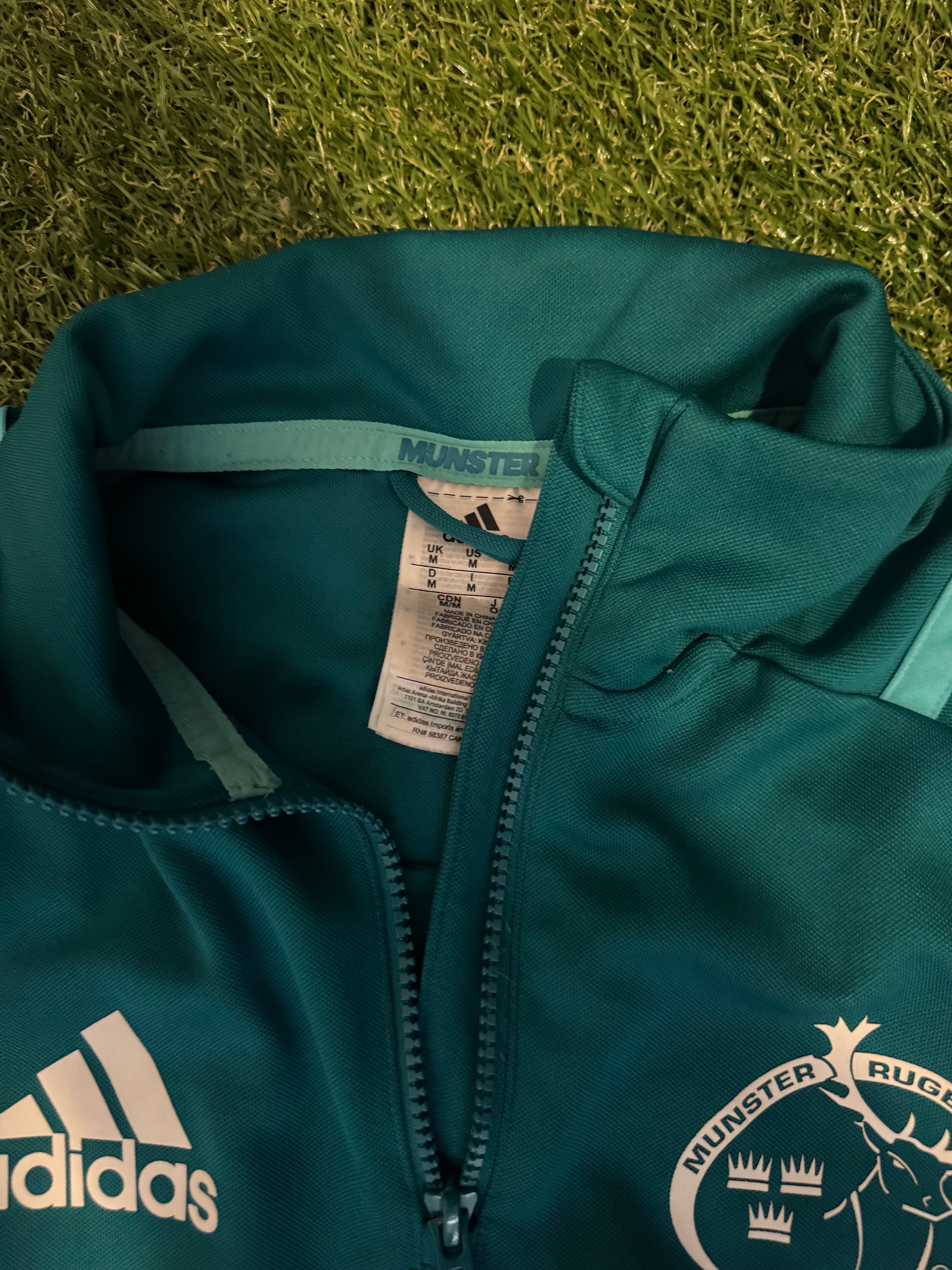 Munster Rugby Adidas Half Zip - Size M