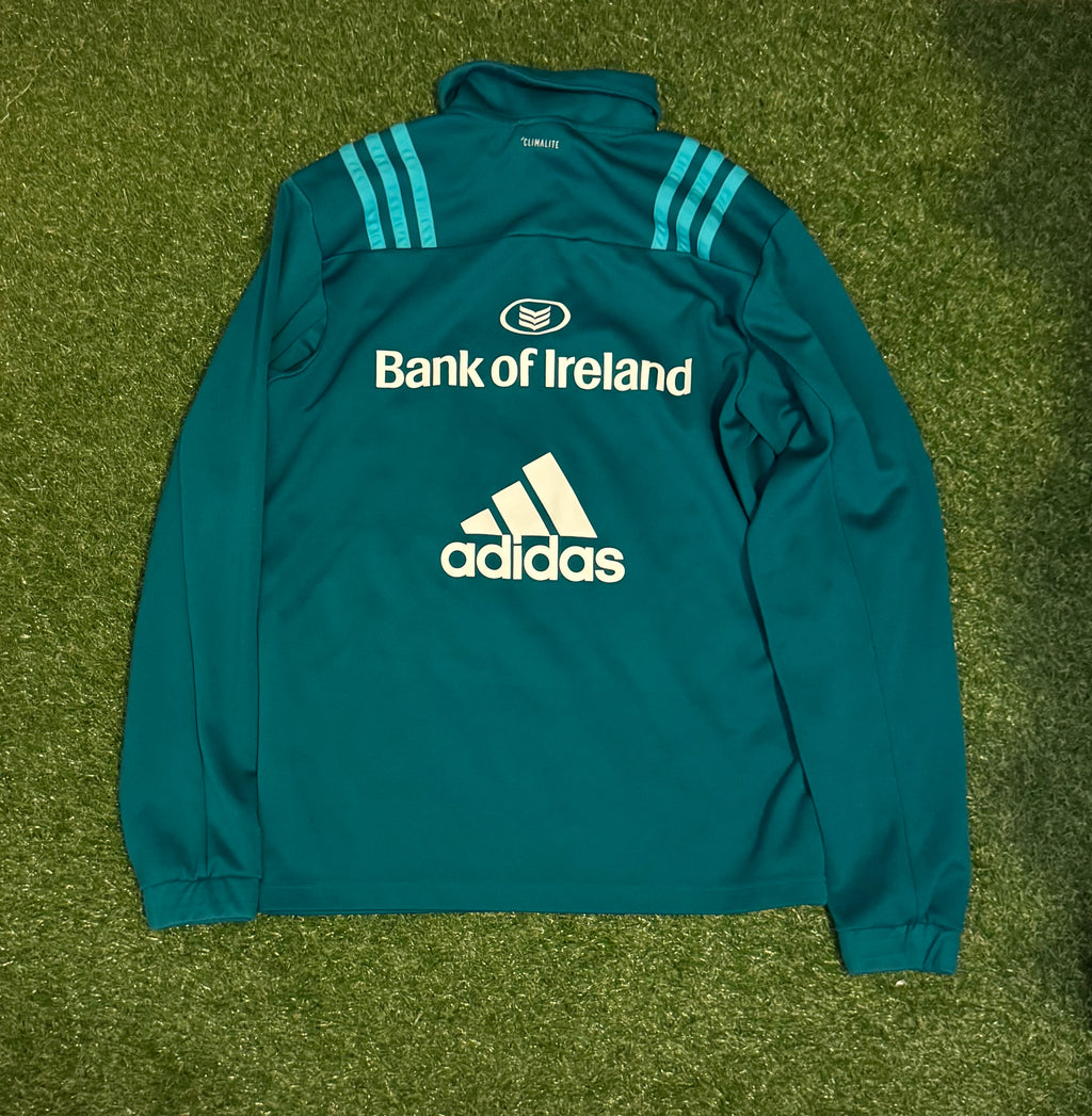 Munster Rugby Adidas Half Zip - Size M